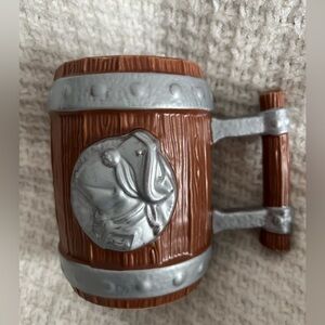 2026 Disney Parks The Muppets Treasure Island Kermit Frog Rizzo Mug 21 Oz. New